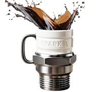 Spark Plug Mug, 350ml Spark Plug Coffee Mug, Novelty Coffee Cup with Handle, Creative Automotive Sparks Plugs Coffees Cup Unique Automotive-Themed Gift for Car Lovers Mechanics Dad Husband Gearheads
