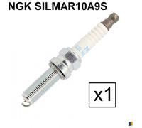 Ngk Silmar10a9s Iridium Spark Plug Silver unisex