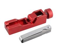 Spark Plug Rangefinder, Spark Plug Removal Tool, Feeler Gauge Gap Measuring Tool for Spark Plug, Efficient Spark Plug Adjustment Tool for Measuring Spark Distance for Homes, red, see description, See