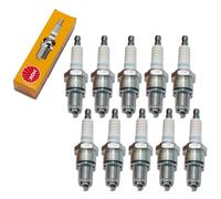 Spark plug set NGK 10x BPR6ES resistor 19mm long 14mm 4008 4852 7678 7822 94811