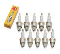 Spark plug set NGK 10x BPR7HS resistor 12,7mm short thread 14mm 5541 6422 6873