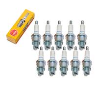 Spark plug set NGK 10x BR8HS resistor 12,7mm short 14mm 4322 4915 4967 6715