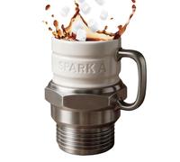 Spark Plug Tea Mug, Spark Plug Coffee Mug, 125ML Engine SparkPlugs 3D Design, Personalised As A Gift for Car Enthusiasts, Mechanics, Garage Lovers