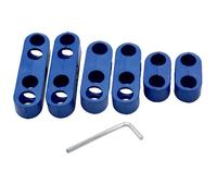 Spark Plug Wire Separators, 7mm 8mm Blue Spark Plug Wire Separators Looms Divider Fits for M-opar F-ord Chevy M-ustang