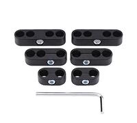 Spark Plug Wire Separators, 7mm 8mm Dividers Looms Spark Plug Lead Separator Ignition Lead Separator Spark Plug Wire Separators Dividers Looms for Car(Black SI-AT02065)