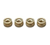 SPARK PLUG WIRES VINTAGE LOOK BRASS THUMB NUTS M4 - Set of 4