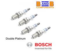 SPARK PLUGS BOSCH DOUBLE PLATINUM x VW GOLF MK5 MK6 GTI R 2.0 AUDI A3 TT A1359