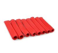 Spark Plugs Heat Shield Sleeves SBC 350 454 6" Heat Insulation 2500 Degree Heat Insulation for Car Truck (Red) 8 Pack