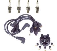 Spark Plugs, Leads and Distributor Cap Replacement for Ferguson FE35 TEA20 TED20 Tractor