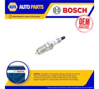 Spark Plugs Set 4x fits ASTON MARTIN VANQUISH V12 6.0 01 to 04 AM702 Bosch New