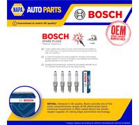 Spark Plugs Set 4x fits AUDI A4 B9 1.4 15 to 19 CVNA Bosch 04E905602 04E905602A