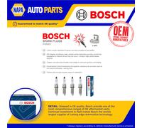 Spark Plugs Set 4x fits BMW 316 F30, F31 1.6 12 to 15 N13B16A Bosch 12122163332