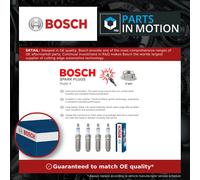 Spark Plugs Set 4x fits FORD FOCUS 1.4 1.6 1.8 2.0 98 to 20 Genuine Bosch New
