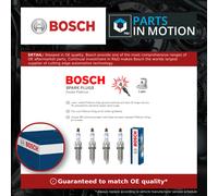 Spark Plugs Set 4x fits MINI COUPE COOPER R58 1.6 11 to 15 N16B16A Genuine Bosch