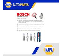 Spark Plugs Set 4x fits SKODA RAPID 1.2 1.6 12 to 15 Bosch 101905601B 101905601E
