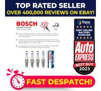 Spark Plugs Set 4x fits VW T-ROC A11, AC7 1.0 17 to 20 Bosch 04C905612C Quality