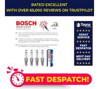 Spark Plugs Set 4x fits VW TOURAN 5T1 1.0 18 to 19 DKRB Bosch 04C905612C Quality