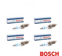 SPARK PLUGS x 4 BOSCH AUDI SEAT SKODA VW 1.0 1.4 1.6 2.0 2.3 2.8 A2536