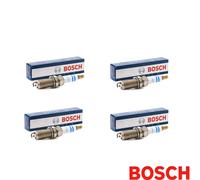 SPARK PLUGS x 4 BOSCH MERCEDES C CLASS CLC CLK CLS E CLASS G CLASS SLK SLR A2456