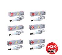 SPARK PLUGS x 4 NGK BKR6EQUP BMW E46 E39 E53 AUDI A4 MINI R50 R53 PORSCHE A2295