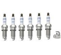 Spark Plugs x 6 Bosch Platinum Fits Porsche Cayenne 3.2 V6 Audi A3 TT VW Golf