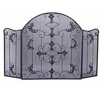 Spark Protection Fireplace Screen Fireplace Accessory Antique Style Black Palazzo Exclusive