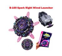 (Spark Right Wired Launcher) SuperKing Beyblade Burst B-169 Starter Variant Lucifer .Mb 2D Spark Launcher