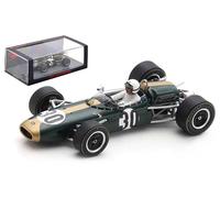 Spark S7092 Brabham BT22 #30 French GP 1966 - Jo Bonnier 1/43 Scale