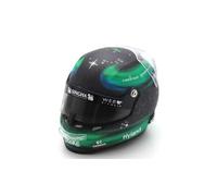 Spark Stake F1 Team Kick Sauber, Valtteri Bottas, 1/5 Scale Model Mini Helmet, 2024, Stilo Helmets Models, Black, Green