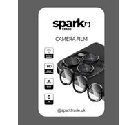 Spark Trade Advanced Sapphire Glass Lens Protectors for iPhone Models: Ultimate Clarity and Durability, and Flawless Camera Protection Lens Protector (Black, iPhone 13 Pro Max (3 lens protectors))