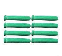 Spark Wire Boot Sleeves 8pcs Heat Shield Protector for SBC Engines - for Double Wall Fiberglass Insulation Up to 1200F Black(Green)
