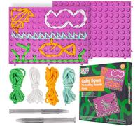 SPARK & WOW Calm Down Threading Boards | Plumly | Set of 2 | Sensory Activity Board | Autism Toys for Play Therapy | ADHD Toys for Sensory Play