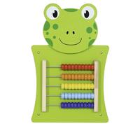 SPARK & WOW Frog Activity Wall Panel | Toddler Activity Centre | Wall-Mounted Toy for Kids Aged 18M+ | Decor for Bedrooms and Play Areas