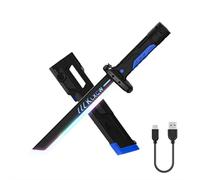 Sparkblade Sword with Fog Light Luminous Toys,Dual Lightsaber for Cosplay and Halloween,Glowing Sword with Scabbard,Collectible Swords Cosplay Prop for Rave, Cosplays & Display