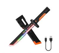 Sparkblade Sword with Fog Light Luminous Toys,Dual Lightsaber for Cosplay and Halloween,Glowing Sword with Scabbard,Collectible Swords Cosplay Prop for Rave, Cosplays & Display