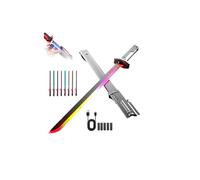Sparkblade Sword with Sparks,31.5" Sparkblade Sword,Realistic Smoke,Sparks on Draw,with Multicolor LED Lights,Perfect for Halloween Costume Display