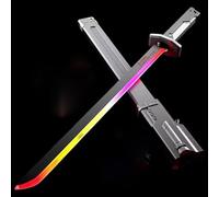 Sparkblade Sword with Sparks,31.5" Sparkblade Sword with Realistic Smoke, Sparks on Draw, Multicolor LED Lights, Perfect for Costumes, Halloween, and Display