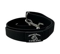 SparkDog 4ft Waterproof Training Leash - Heavy Duty TPU Coated, Stainless Steel, Lightweight & Comfortable Textured Grip w/Ring in Handle for Hands-Free Carry, Working Service Dog (W 3/4" * L 4')