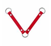 SparkDog Collars Dog Crate Fan Hanger, HotDawg Utility Strap, use with Ryobi P3320, Fan Hanger for Ruffland Dog Kennel, Bucket Holder Utility Strap - Made in The USA of BioThane (Red)