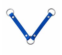 SparkDog Collars Dog Crate Fan Hanger, HotDawg Utility Strap, use with Ryobi P3320, Fan Hanger for Ruffland Dog Kennel, Bucket Holder Utility Strap - Made in The USA of BioThane (Blue)