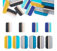 Sparkeads 10 pcs Rectangle Resin Wood Pendants Geometric Dangle Earring Charms Unfinished Wooden Pendant for Dangle Drop Earring Necklace Jewelry Making