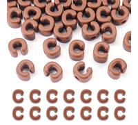 Sparkeads 30pcs Big Large Hole Letter Beads Acrylic Chunky Initial Alphabet C Loose Spacer Beads Charms Bulk European for Jewelry Making Name Friendship Bracelets Necklace DIY Crafts Bag Keychain Pens
