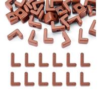 Sparkeads 30pcs Big Large Hole Letter Beads Acrylic Chunky Initial Alphabet L Loose Spacer Beads Charms Bulk European for Jewelry Making Name Friendship Bracelets Necklace DIY Crafts Bag Keychain Pens