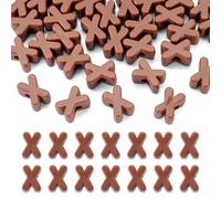 Sparkeads 30pcs Big Large Hole Letter Beads Acrylic Chunky Initial Alphabet X Loose Spacer Beads Charms Bulk European for Jewelry Making Name Friendship Bracelets Necklace DIY Crafts Bag Keychain Pens