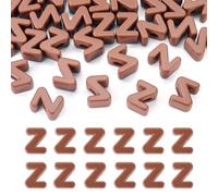 Sparkeads 30pcs Big Large Hole Letter Beads Acrylic Chunky Initial Alphabet Z Loose Spacer Beads Charms Bulk European for Jewelry Making Name Friendship Bracelets Necklace DIY Crafts Bag Keychain Pens