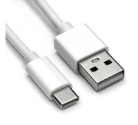 SPARKED USB C Charger Cable For Galaxy A56, A55, A54, A53 5G, A52s 5G, A16, A15, A05s, A72, A52, A51, A50 Type C to USB-A Lead 3A Fast Charging Data Transfer Wire Compatible for Samsung White 1.2m, UK