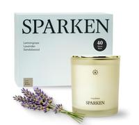 Sparken Cosy Breeze Aromatherapy Candles Hand Poured Soy Wax Candle - Scented Luxury Candles with Lavender, Lemongrass, Sandalwood - Candle Jars with Gold Lid, 40 Hour Burn Time - Ideal Home Gift