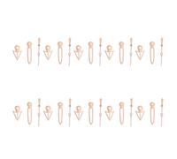 SparkFeng 10pcs Luminous Watch Hands Set, Hour Minute Second Hands for NH35 NH36 Movement, Super Glow in Dark, Metal Replacement Parts with Easy Install for Watch Modding (SK-25)