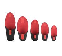 SparkFeng 5pcs Camera Lens Storage Bag Protective Case, Shockproof Pouch Set for SLR Lens, Neoprene Camera Lens Pouch with HookLoop Design, 5 Different Sizes for Photography Accessories