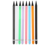 SparkFeng 8 Pcs Carbon Plastic Pencil, Student Drawing Calligraphy Pencil, No Need Sharpening Stylus Pen with Soft Tip for Touch Screen, Digital Pencil for Sketching Painting Writing on Whit